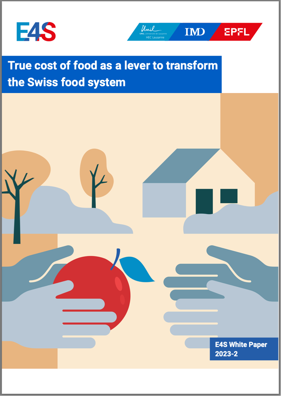 Image of the cover of the white paper True Cost of Food