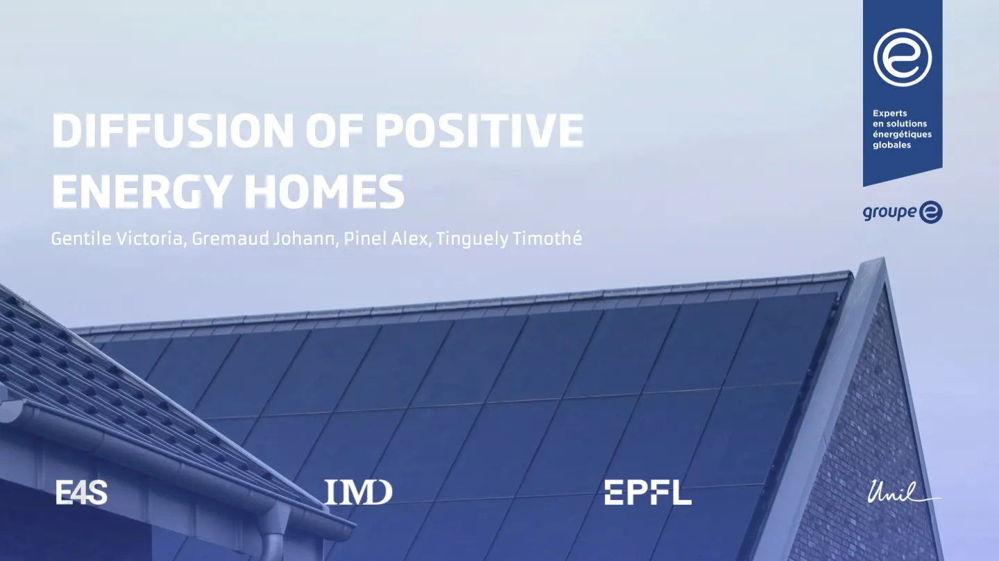 Groupe E Transformative Project